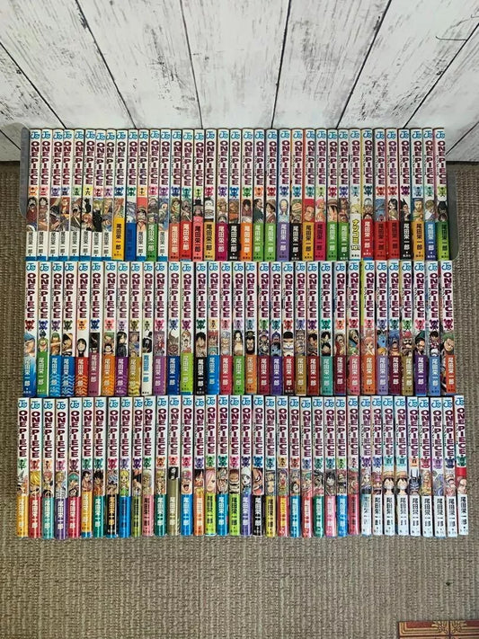 ONE PIECE Manga vol 1-105 Comics Complete Manga Full/Loose Set by Eichiro Oda Rare Excellent Condition π Freebie: A free Manga Wall Poster