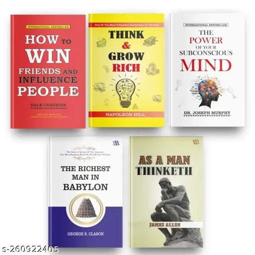 Timeless Wisdom Collection: 5 Life-Changing Classics on Success, Wealth & Mindset (Paperback, Original ISBNs)